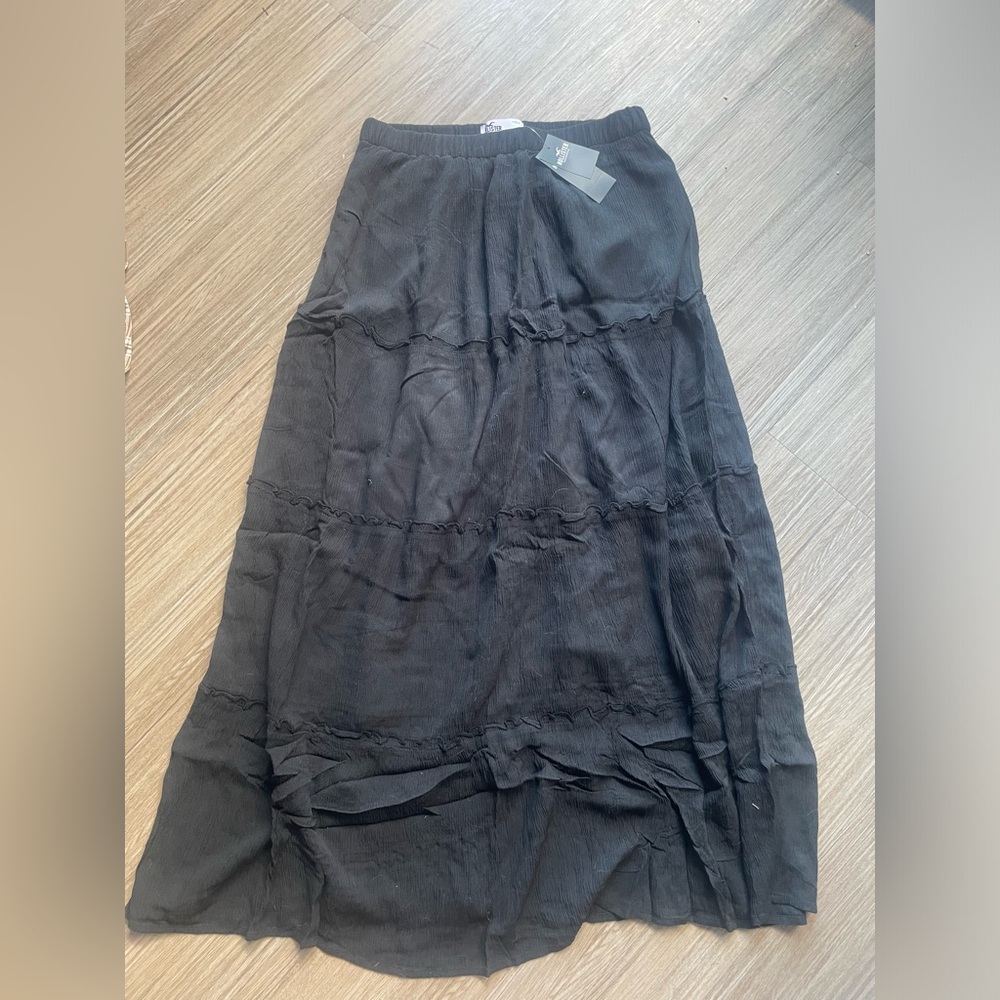 Hollister Black Maxi Skirt